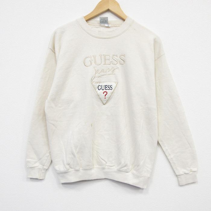 GUESS（ゲス） M/古着 長袖 ブランド スウェット メンズ 90s