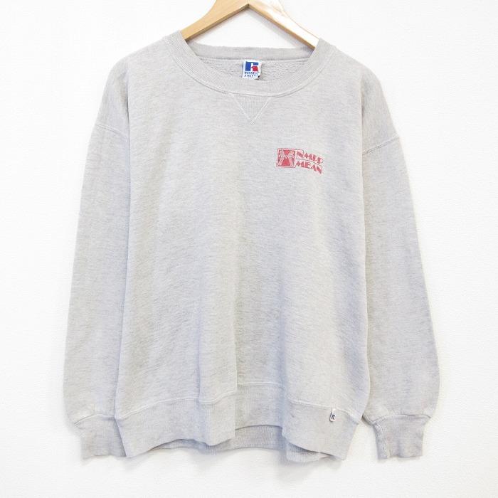 XL/古着 ラッセル 長袖 スウェット メンズ 90年代 90s NMPP クルー