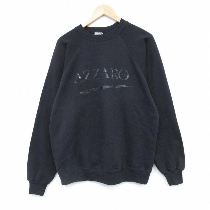 L/古着 ヘインズ 長袖 スウェット メンズ 90年代 90s AZZARO ラグラン