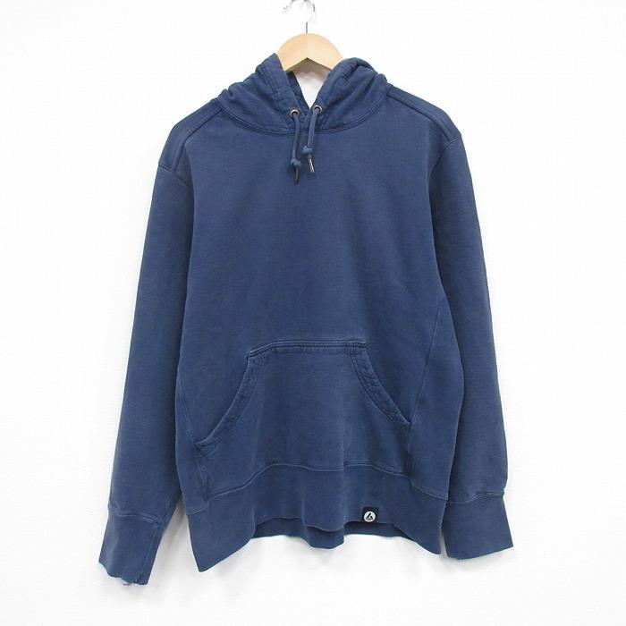 L/古着 AMERICAN GIANT 長袖 スウェット パーカー メンズ 無地