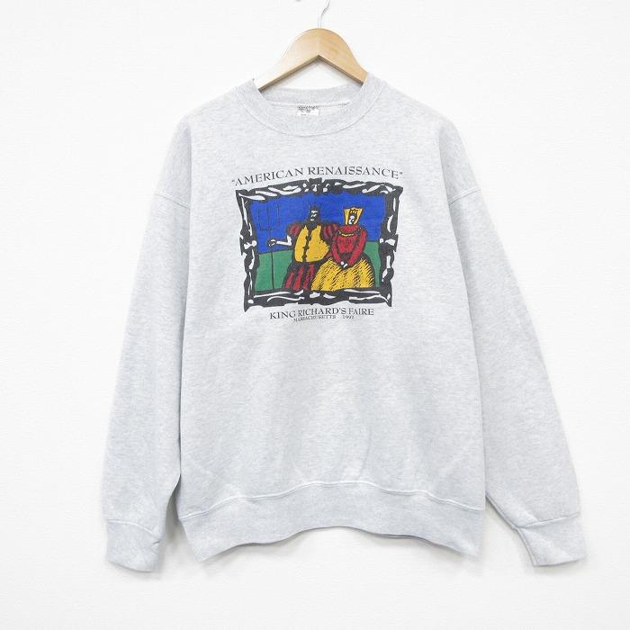 20%OFF】XL/古着 フルーツオブザルーム 長袖 スウェット メンズ 90年代