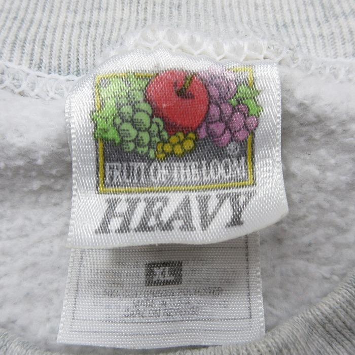 FRUIT OF THE LOOM（フルーツオブザルーム） XL/古着 長袖 スウェット