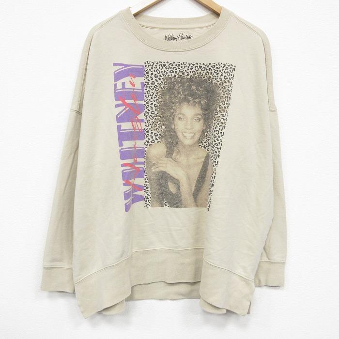 XL/古着 長袖 ロック バンド スウェット メンズ ホイットニー