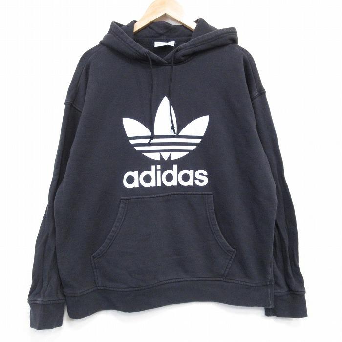 adidas（アディダス） XL/古着 長袖 スウェット パーカー メンズ 