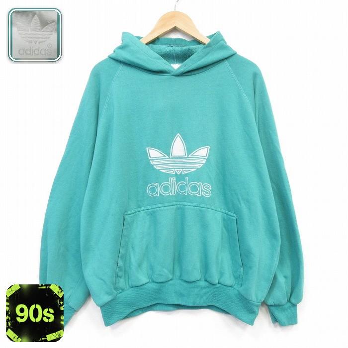 adidas（アディダス） XL/古着 長袖 スウェット パーカー メンズ 90