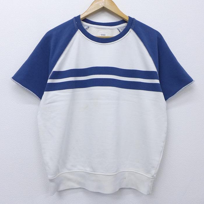 L 古着 半袖 スウェット ギャップ Gap ラグラン クルーネック 紺他 ネイビー sep15 中古 メンズ スエット トレーナー トップス Sws 古着屋rushout 通販 Yahoo ショッピング