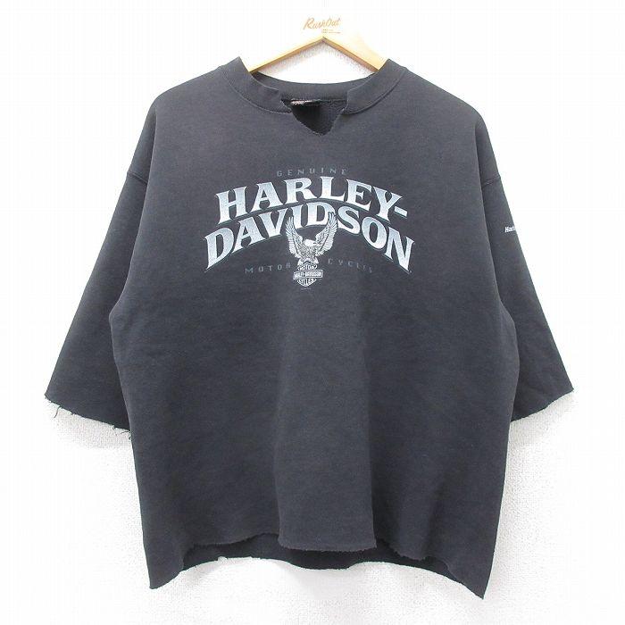 Harley Davidson ハーレーダビッドソン 長袖 トレーナー ハーレーダビットソンビックロゴトレーナー
