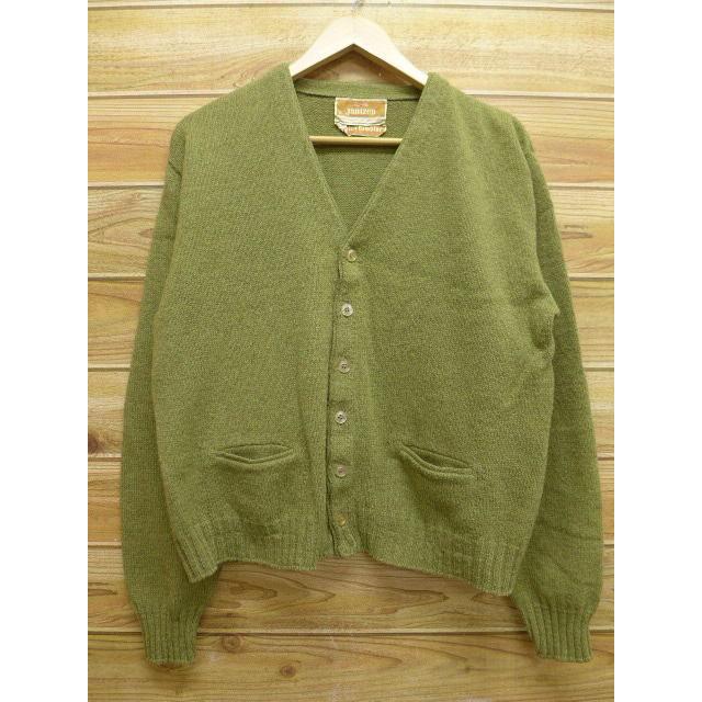 M 古着 ビンテージ ニット カーディガン ジャンセン 緑系 グリーン 18sep28 中古 メンズ トップス Swtr 古着屋rushout 通販 Yahoo ショッピング