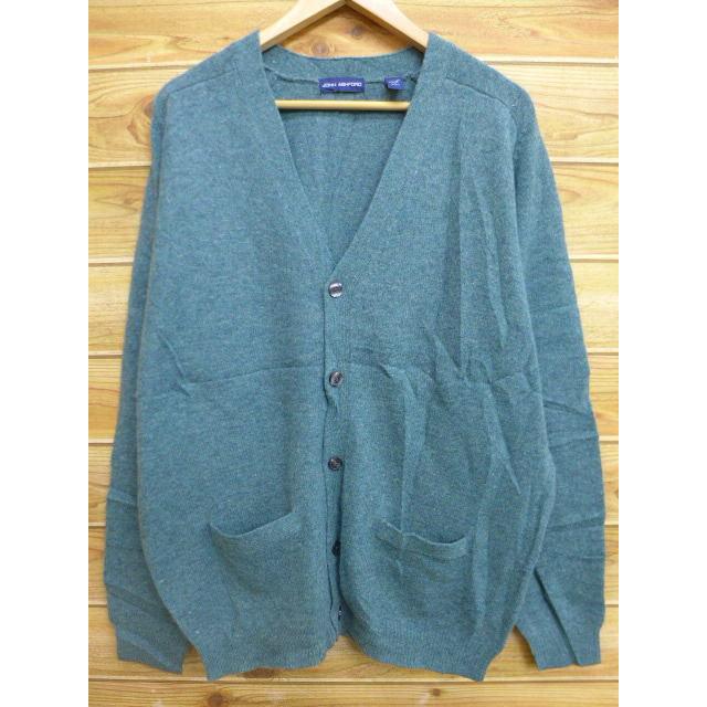 Xl 古着 ニット カーディガン ウール デッドストック 青緑系 18oct04 中古 メンズ トップス Swtr 古着屋rushout 通販 Yahoo ショッピング