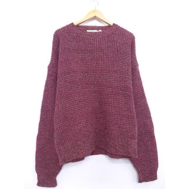 L 古着 セーター ウール エンジ系 19jan15 中古 メンズ ニット トップス Swtr 古着屋rushout 通販 Yahoo ショッピング