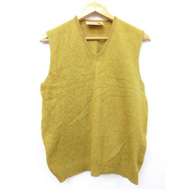 S 古着 ブランド ニット ベスト ジャンセン ウール Vネック 茶 ブラウン 19oct28 中古 メンズ トップス Swtr 古着屋rushout 通販 Yahoo ショッピング