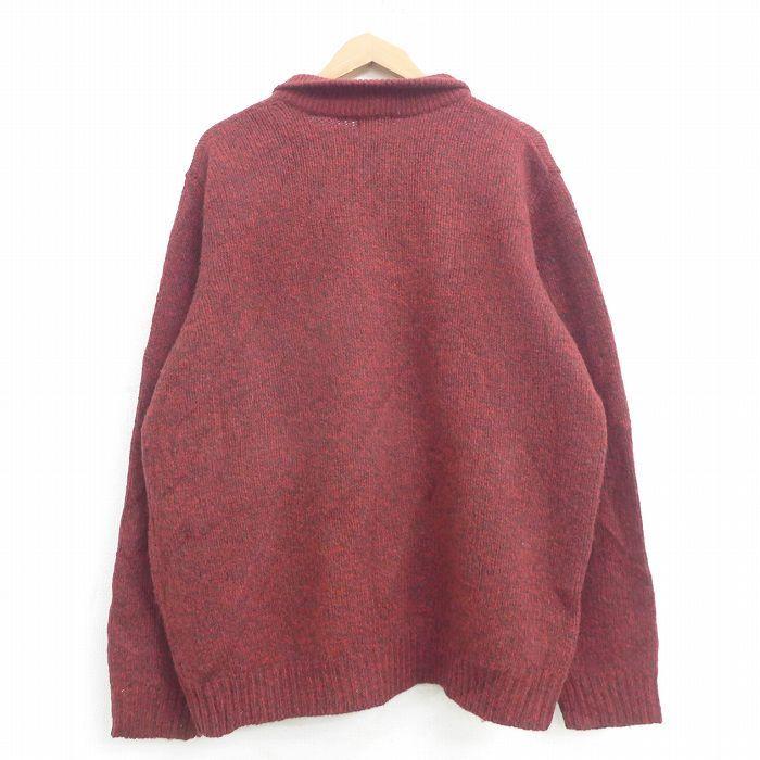 Xl 古着 エルエルビーン Llbean 長袖 セーター メンズ ラムウール ヘンリーネック エンジ 21nov22 中古 ニット トップス Swtr 古着屋rushout 通販 Yahoo ショッピング