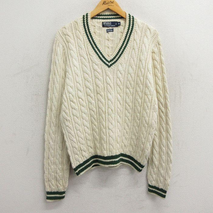 Ralph Lauren ラルフ L チルデンニット ハンドニット 古着 90s