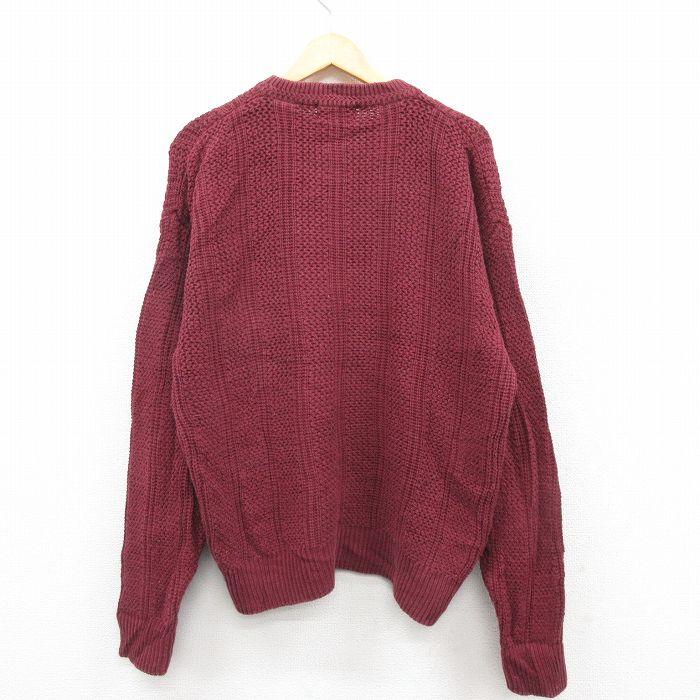 XL/古着 バンヒューセン 長袖 セーター メンズ 90s クルーネック