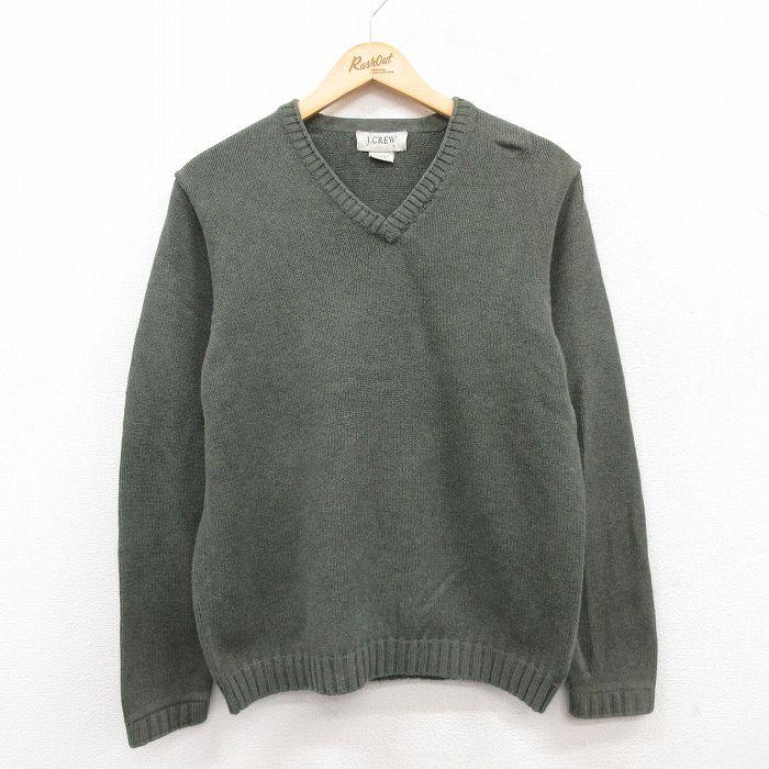 50%OFF】M/古着 ジェイクルー J.CREW 長袖 セーター メンズ 無地 