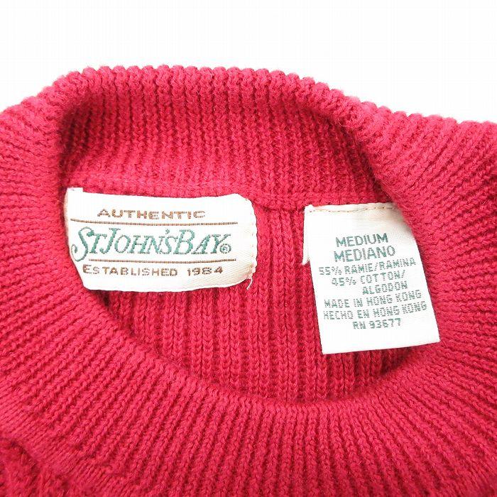 セントジョンズベイ　ヘリンボーン　太アーム　IDEAL　長袖　ウール　古着　L セントジョンズベイ ヘリンボーン 太アーム IDEAL 長袖 ウール