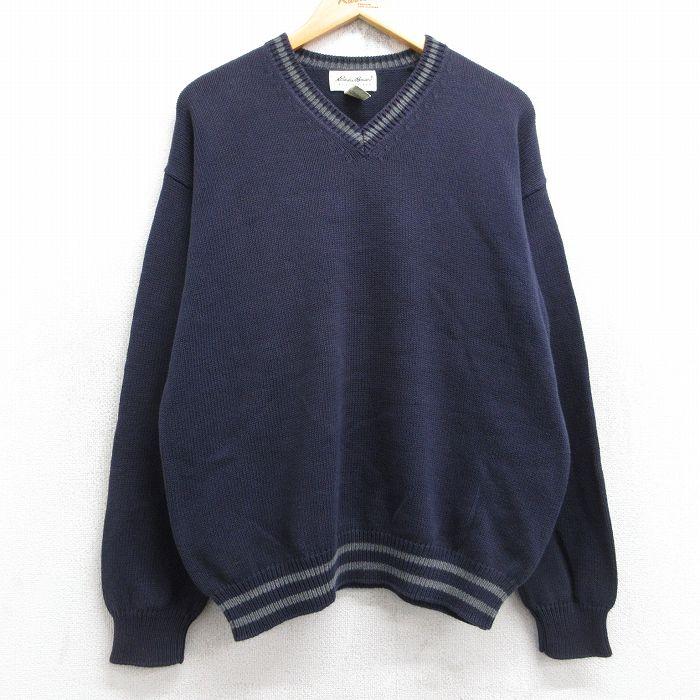 (古着)00s eddie bauer 無地ニット vネックセーター 古着)00s eddie bauer 無地ニット vネックセーター 楽天市場