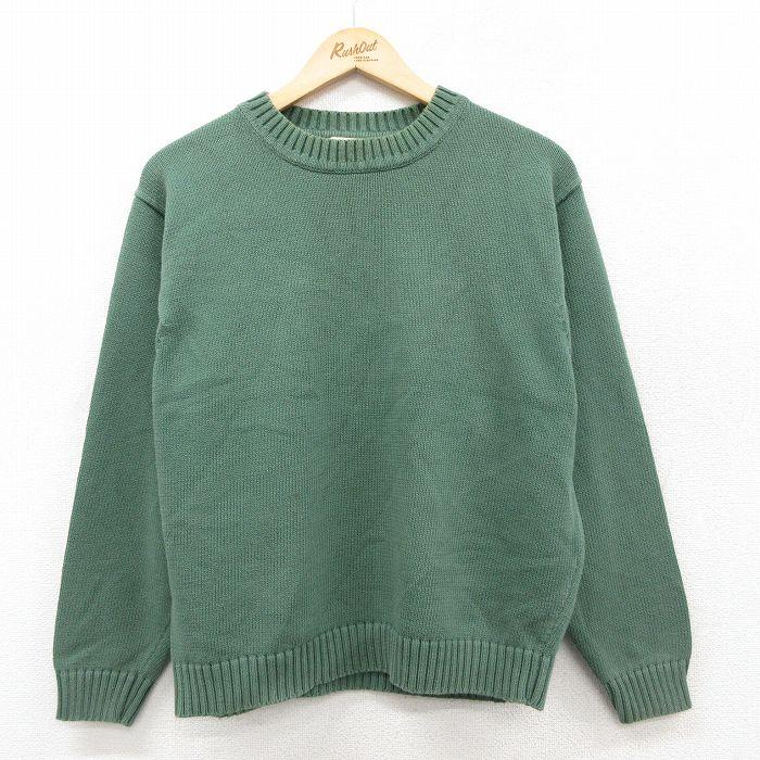 L.L.Bean(エルエルビーン) USA製 ボーダー クルーネックニット メンズ 