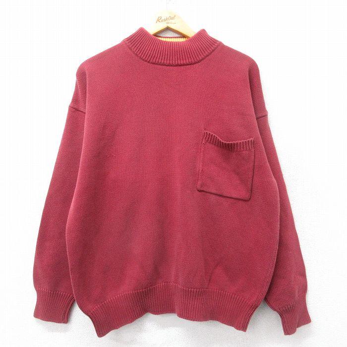 GAP（ギャップ） L/古着 長袖 セーター メンズ 90s 胸ポケット付き