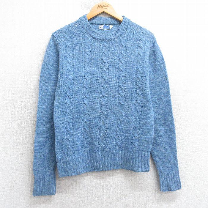 古着 エルエルビーン 長袖 ノルディック ニット カーディガン レディース 90年代 90s 雪柄 バーズアイ USA製 グレー他 25nov28 L.L.Bean（エルエルビーン） 古着 長袖 ノルディック ニット
