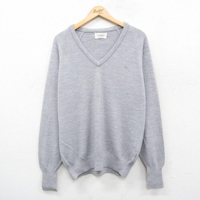 L/古着 クリスチャンディオール 長袖 ブランド セーター メンズ 90年代