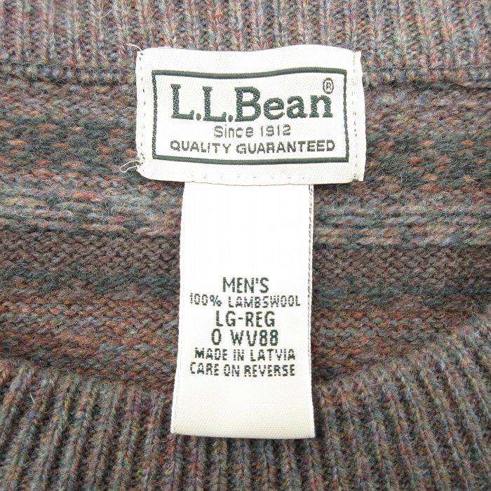 L.L.Bean（エルエルビーン） XL/古着 長袖 セーター メンズ 00年代 00s 