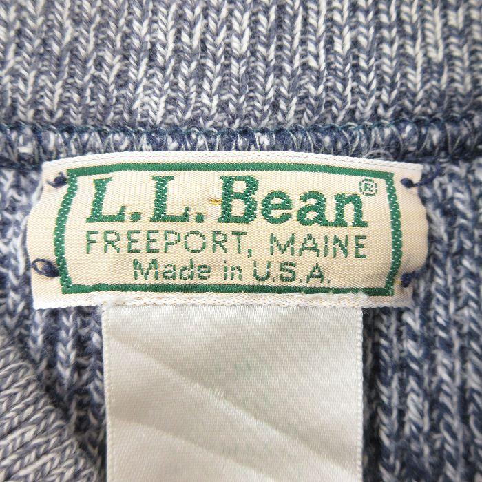 L.L.Bean（エルエルビーン） XL/古着 長袖 セーター メンズ 80年代 80s 