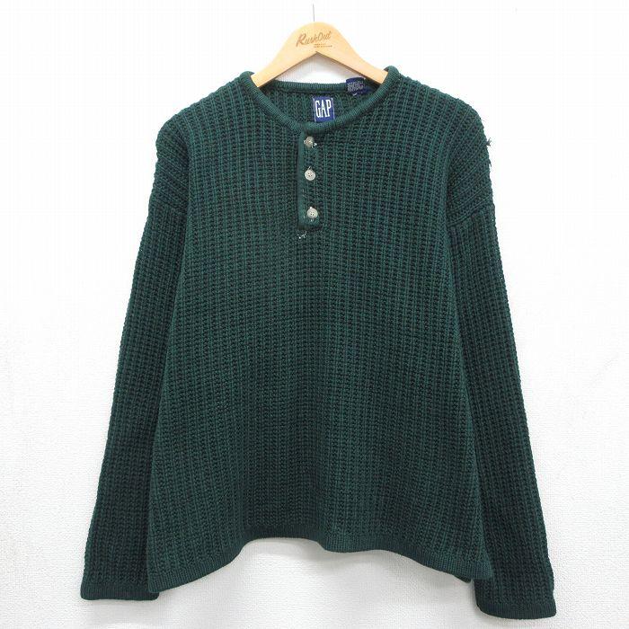 GAP（ギャップ） XL/古着 長袖 セーター メンズ 90年代 90s 無地