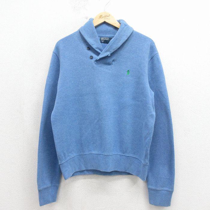 90年代　ポロラルフローレン　スカイブルー　セーター POLO RALPH LAUREN（ポロ・ラルフローレン） L/古着 ラルフローレン