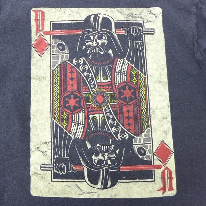 M 古着 半袖 Tシャツ スターウォーズ Star Wars ダースベイダー トランプ コットン クルーネック 黒 ブラック may14 中古 メンズ Ts 古着屋rushout 通販 Yahoo ショッピング