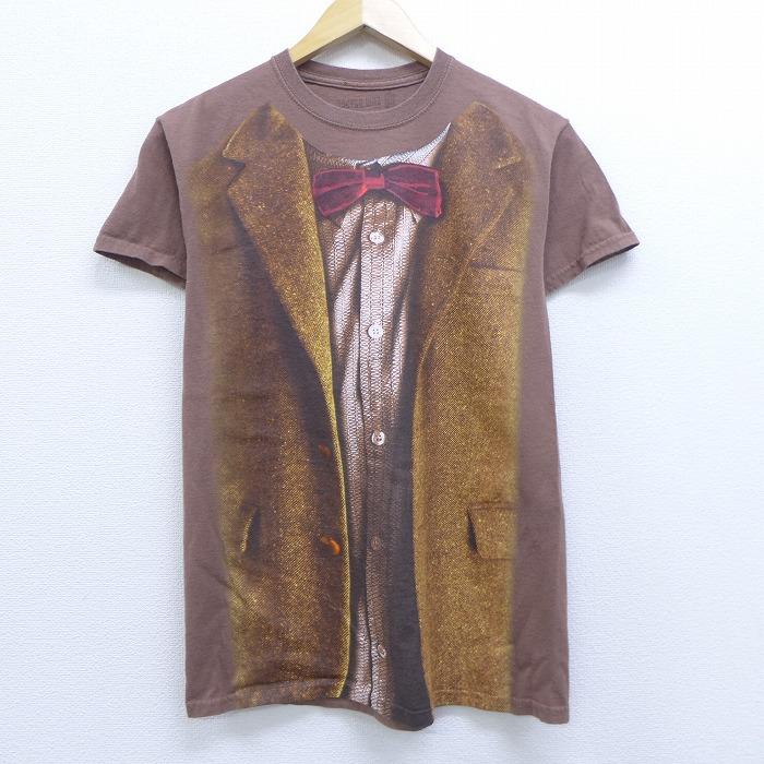 M 古着 半袖 Tシャツ 蝶ネクタイ スーツ クルーネック 黒 ブラック jul23 中古 メンズ Ts 古着屋rushout 通販 Yahoo ショッピング