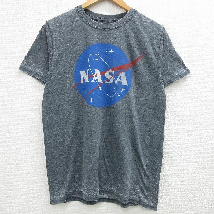 M 古着 半袖 Tシャツ メンズ Nasa クルーネック グレー 霜降り 21jun14 中古 Ts 古着屋rushout 通販 Yahoo ショッピング