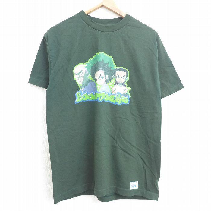 M 古着 半袖 Tシャツ メンズ アニメ ブーンドックス コットン クルーネック 緑 グリーン 21jul05 中古 Ts 古着屋rushout 通販 Yahoo ショッピング