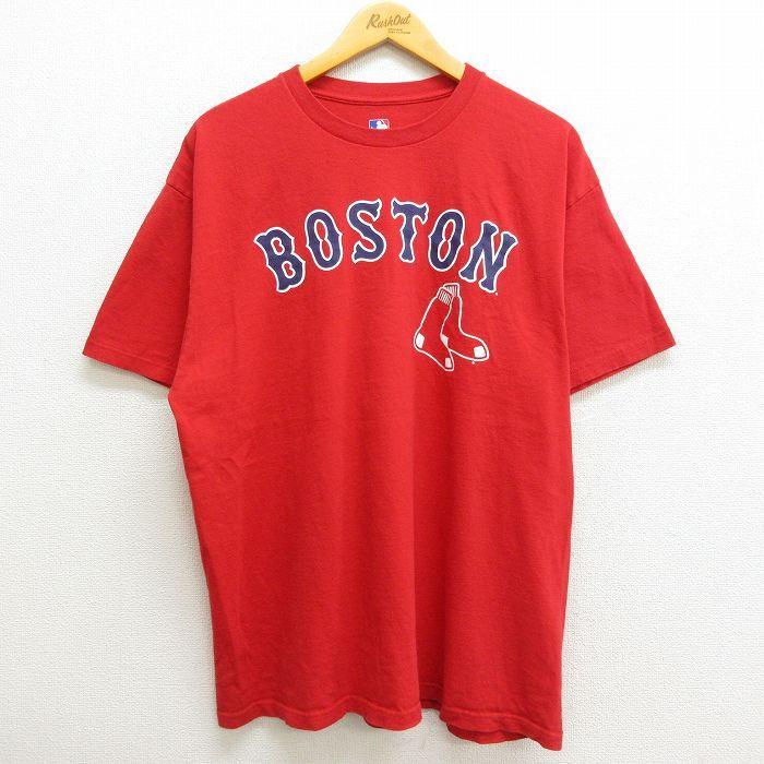 XL/古着 半袖 Tシャツ メンズ MLB ボストンレッドソックス DAD 1 
