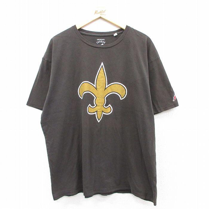 XL/古着 半袖 Tシャツ メンズ ユリの紋章 大きいサイズ コットン