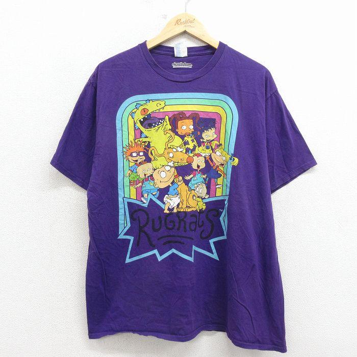 XL/古着 半袖 Tシャツ メンズ アニメ ニコロデオン ラグラッツ