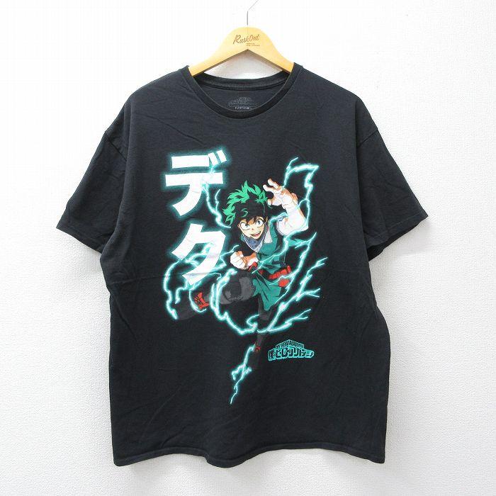 20%OFF】XL/古着 半袖 Tシャツ メンズ アニメ 僕のヒーローアカデミア