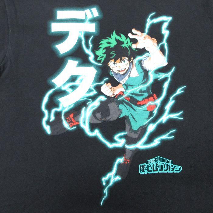XL/古着 半袖 Tシャツ メンズ アニメ 僕のヒーローアカデミア 緑谷出久