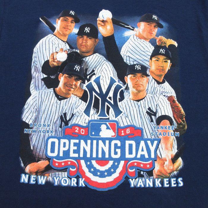 L/古着 半袖 Tシャツ メンズ MLB ニューヨークヤンキース 田中将大
