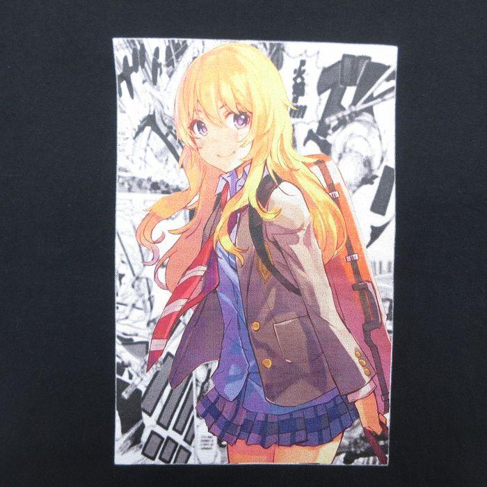 L/古着 半袖 Tシャツ メンズ アニメ 四月は君の嘘 宮園かをり コットン