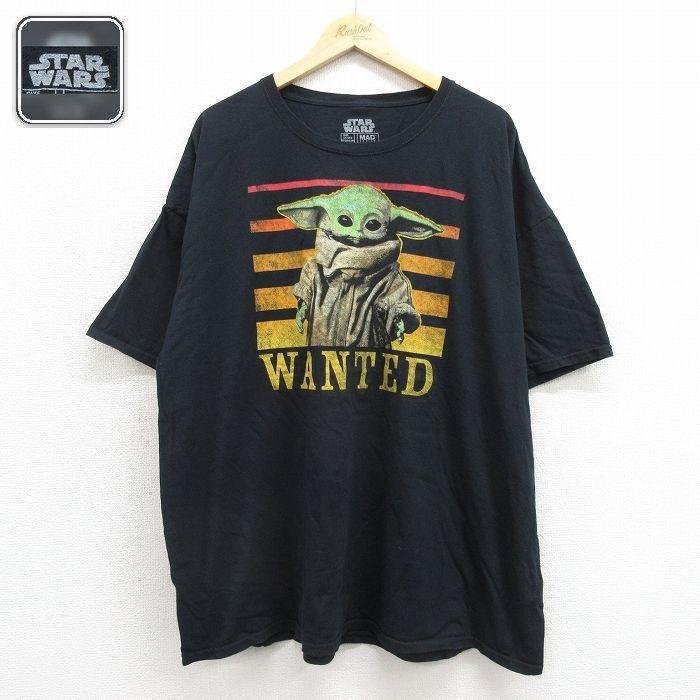XL/古着 半袖 Tシャツ メンズ 映画 スターウォーズ グローグー 大きい