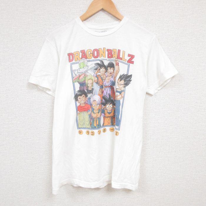 L/古着 半袖 Tシャツ メンズ アニメ ドラゴンボールZ 孫悟空 コットン 