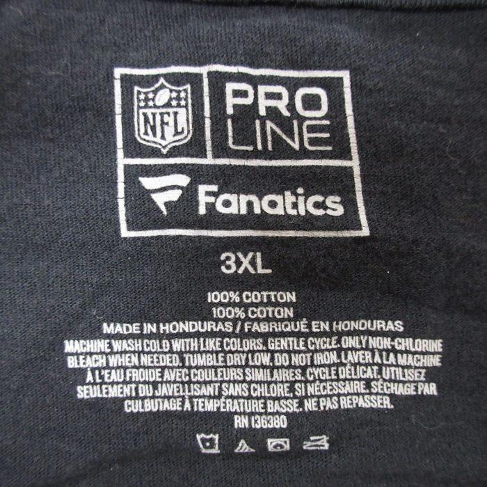 XL/古着 半袖 Tシャツ メンズ NFL ニューイングランドペイトリオッツ 大きいサイズ コットン クルーネック 黒 ブラック アメフト スー｜furugiyarushout｜03