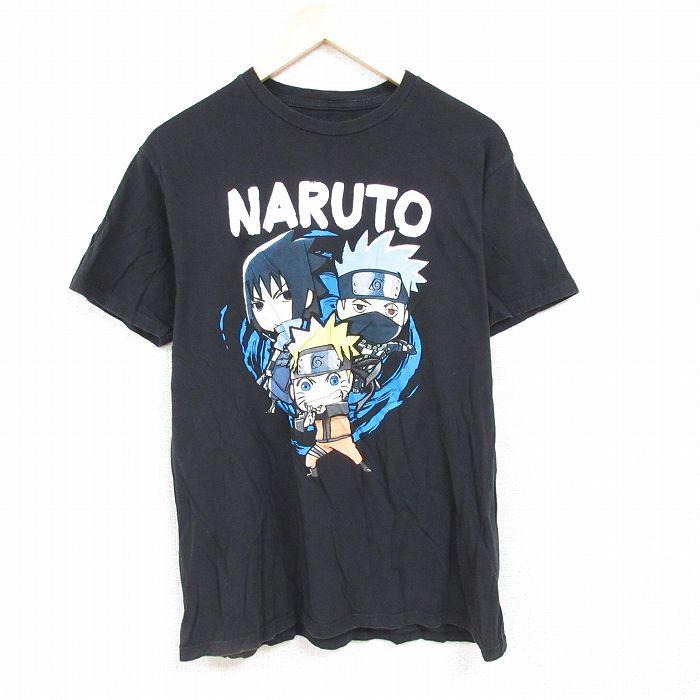 XL/古着 半袖 Tシャツ メンズ アニメ NARUTO ナルト 疾風伝 はたけ 