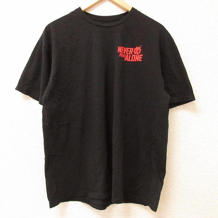 L/古着 半袖 Tシャツ メンズ ゲーム ギアーズオブウォー クルーネック 黒 ブラック 24feb24 中古｜furugiyarushout｜02