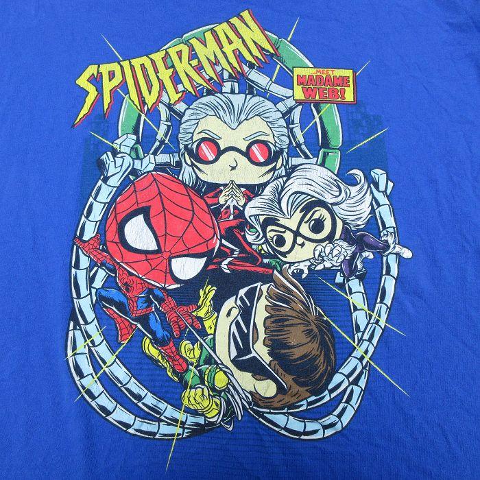 POP XL/古着 半袖 Tシャツ メンズ マーベル スパイダーマン ドクター