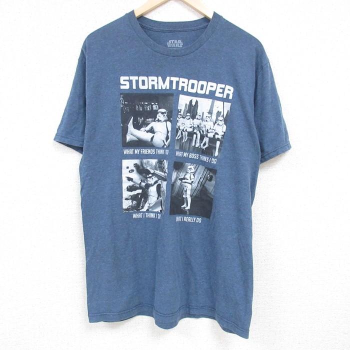 L/古着 半袖 Tシャツ メンズ スターウォーズ STAR WARS ストーム L/古着 半袖 Tシャツ メンズ スターウォーズ STAR WARS ストーム