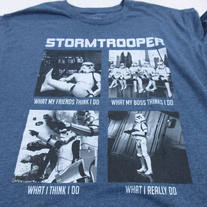 L/古着 半袖 Tシャツ メンズ スターウォーズ STAR WARS ストーム L/古着 半袖 Tシャツ メンズ スターウォーズ STAR WARS ストーム