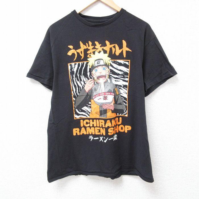 XL/古着 半袖 Tシャツ メンズ 00s NARUTO ナルト疾風伝 コットン 