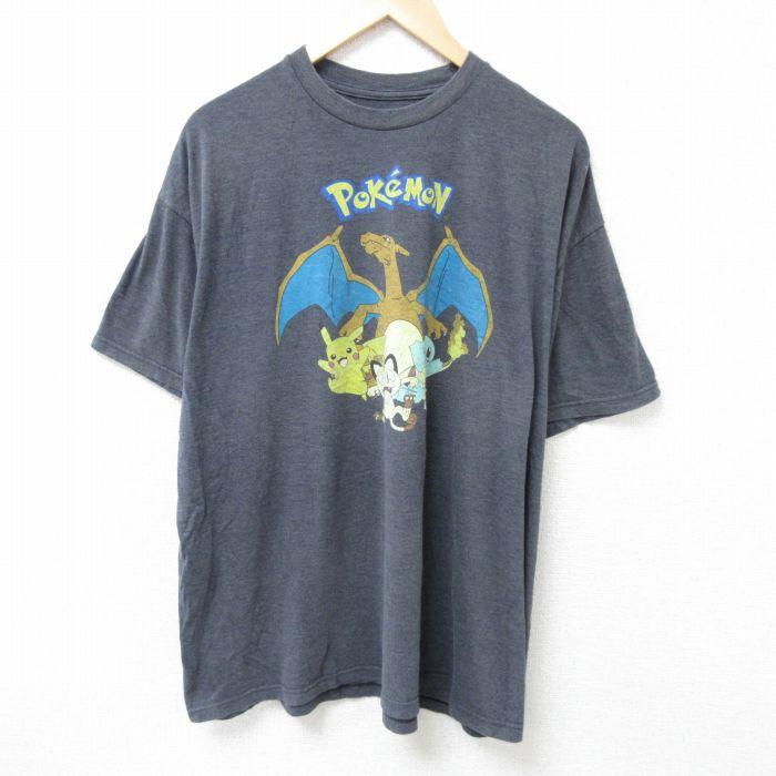 XL/古着 半袖 Tシャツ メンズ アニメ ポケットモンスター ポケモン
